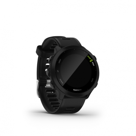 Garmin Forerunner 55 - Black - sport watch with band - silicone - black - display 1.04" - Bluetooth, ANT+ - 37 g - 9