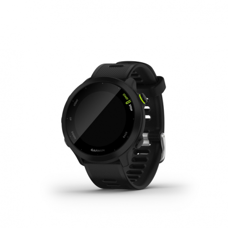 Garmin Forerunner 55 - Black - sport watch with band - silicone - black - display 1.04" - Bluetooth, ANT+ - 37 g - 11