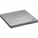 Hitachi-LG Data Storage GP60NS60 - Disk drive - DVD±RW (±R DL) / DVD-RAM - 8x / 6x / 5x - USB 2.0 - external - silver