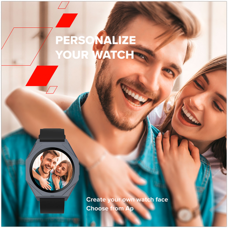 CANYON Otto SW-86, Smart watch Realtek 8762DK LCD 1.3' LTPS 360X360px, G+F - 8