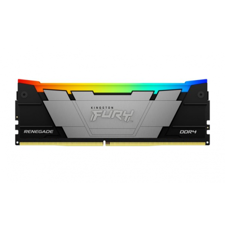 Kingston FURY Renegade RGB - DDR4 - kit - 64 GB: 2 x 32 GB - DIMM 288-pin - 3200 MHz  /  PC4-25600 - CL16 - 1.35 V - unbuffered - non-ECC - black - 6