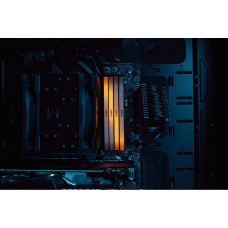 Kingston FURY Renegade RGB - DDR4 - kit - 64 GB: 2 x 32 GB - DIMM 288-pin - 3200 MHz  /  PC4-25600 - CL16 - 1.35 V - unbuffered - non-ECC - black - 8