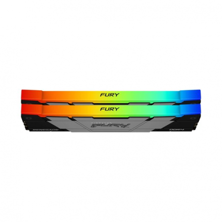Kingston FURY Renegade RGB - DDR4 - kit - 64 GB: 2 x 32 GB - DIMM 288-pin - 3200 MHz  /  PC4-25600 - CL16 - 1.35 V - unbuffered - non-ECC - black - 10