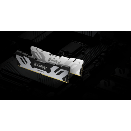 Kingston FURY Renegade - DDR5 - module - 48 GB - DIMM 288-pin - 6000 MHz  /  PC5-48000 - CL32 - 1.35 V - unbuffered - on-die ECC - silver / black - 3
