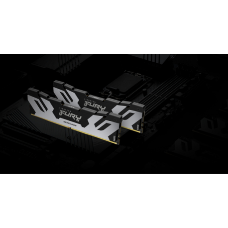 Kingston FURY Renegade - DDR5 - module - 48 GB - DIMM 288-pin - 6000 MHz  /  PC5-48000 - CL32 - 1.35 V - unbuffered - on-die ECC - silver / black - 9