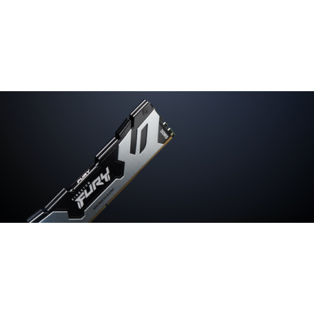 Kingston FURY Renegade - DDR5 - module - 48 GB - DIMM 288-pin - 6000 MHz  /  PC5-48000 - CL32 - 1.35 V - unbuffered - on-die ECC - silver / black - 12