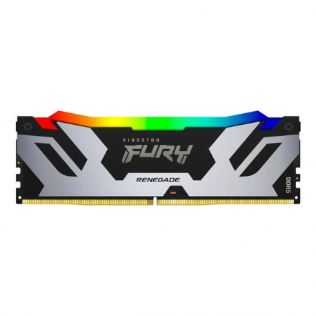 Kingston FURY Renegade RGB - DDR5 - module - 48 GB - DIMM 288-pin - 6400 MHz  /  PC5-51200 - CL32 - 1.4 V - unbuffered - on-die ECC - black & silver - 8