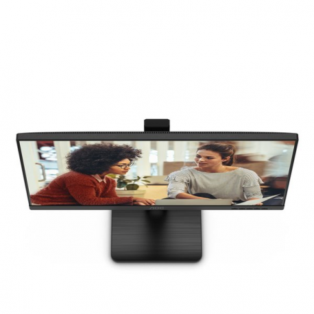 AOC 24E3QAF - LED monitor - 24" - 1920 x 1080 Full HD (1080p) @ 75 Hz - IPS - 1000:1 - 4 ms - HDMI, VGA, DisplayPort - speakers - textured black - 2