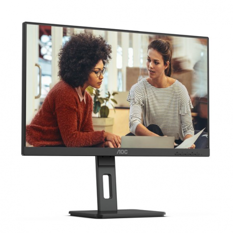 AOC 27E3QAF - LED monitor - 27" - 1920 x 1080 Full HD (1080p) @ 75 Hz - IPS - 1000:1 - 4 ms - HDMI, VGA, DisplayPort - speakers - textured black - 4