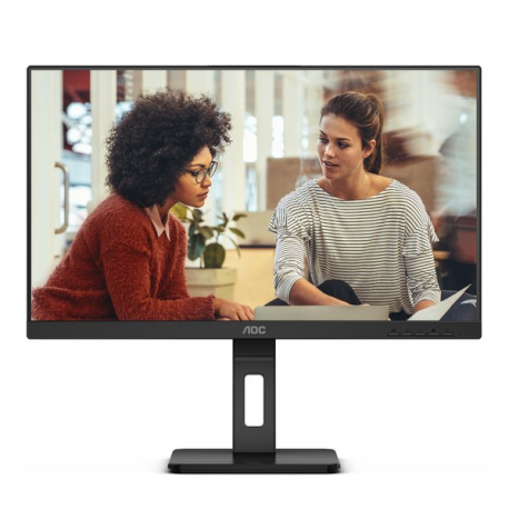 AOC 27E3QAF - LED monitor - 27" - 1920 x 1080 Full HD (1080p) @ 75 Hz - IPS - 1000:1 - 4 ms - HDMI, VGA, DisplayPort - speakers - textured black - 6