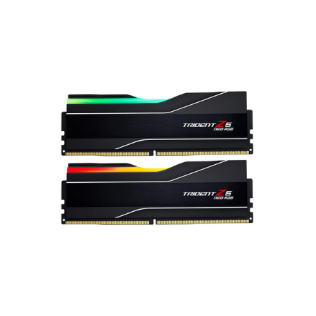 G.Skill Trident Z5 Neo RGB - DDR5 - kit - 96 GB: 2 x 48 GB - DIMM 288-pin - 5600 MHz  /  PC5-44800 - CL40 - 1.25 V - unbuffered - on-die ECC - black - 4