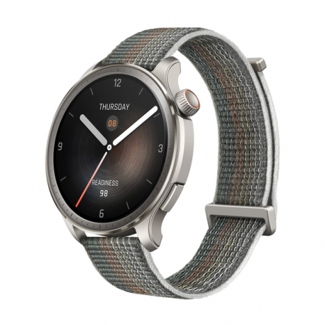 Amazfit Balance - Aluminium alloy - smart watch with strap - nylon - wrist size: 150-210 mm - display 1.5" - Wi-Fi, Bluetooth - 35 g - sunset grey - 0
