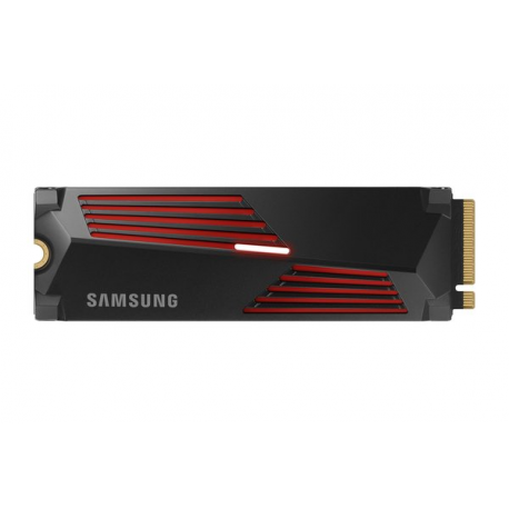 Samsung 990 PRO MZ-V9P4T0CW - SSD - encrypted - 4 TB - internal - M.2 2280 - PCIe 4.0 x4 (NVMe) - 256-bit AES - TCG Opal Encryption - integrated heatsink - 1