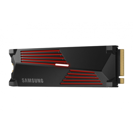 Samsung 990 PRO MZ-V9P4T0CW - SSD - encrypted - 4 TB - internal - M.2 2280 - PCIe 4.0 x4 (NVMe) - 256-bit AES - TCG Opal Encryption - integrated heatsink - 4