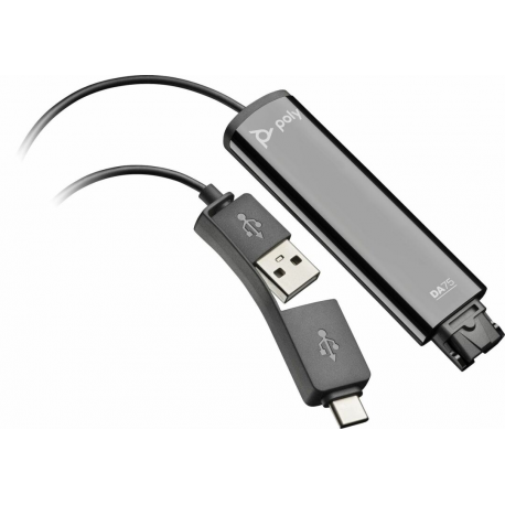 Poly DA75 - Sound card - USB-C / USB-A - for Laptop 14, 15; Pavilion Aero Laptop 13; Pavilion Plus Laptop 14, 16 - 0