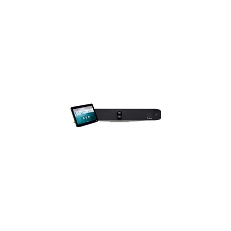 Poly Studio X70 - All-in-One video bar (video bar, Poly TC10 touch controller) - Zoom Certified, Certified for Microsoft Teams, Google Meet Certified - black - 0