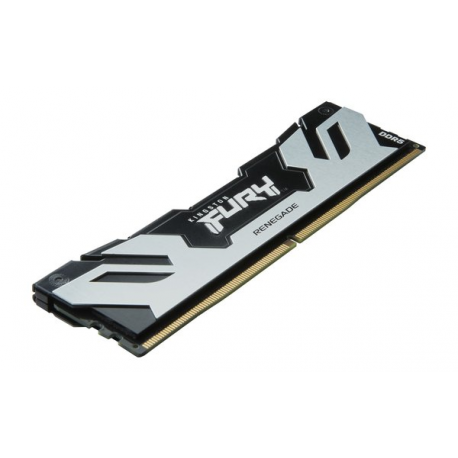 Kingston FURY Renegade - DDR5 - kit - 32 GB: 2 x 16 GB - DIMM 288-pin - 8000 MHz  /  PC5-64000 - CL38 - 1.1 V - unbuffered - on-die ECC - black with silver - 11
