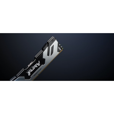 Kingston FURY Renegade - DDR5 - kit - 32 GB: 2 x 16 GB - DIMM 288-pin - 8000 MHz  /  PC5-64000 - CL38 - 1.1 V - unbuffered - on-die ECC - black with silver - 12
