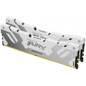 Kingston FURY Renegade - DDR5 - kit - 32 GB: 2 x 16 GB - DIMM 288-pin - 8000 MHz  /  PC5-64000 - CL38 - 1.45 V - unbuffered - on-die ECC - white & silver