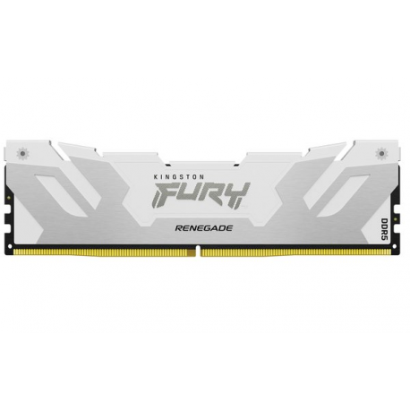 Kingston FURY Renegade - DDR5 - kit - 32 GB: 2 x 16 GB - DIMM 288-pin - 8000 MHz  /  PC5-64000 - CL38 - 1.45 V - unbuffered - on-die ECC - white & silver - 2