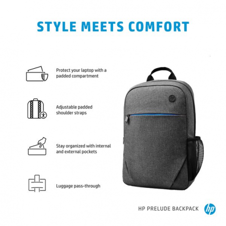 HP Prelude - Notebook carrying backpack - 15.6" - for ProBook 45X G9; ZBook Power G8, Power G9, Studio G8; ZBook Firefly 14 G9; ZBook Fury 15 G8 - 4