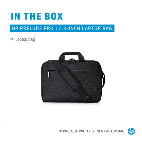 HP Prelude - Notebook carrying case - 13.3" - 17.3" - for OMEN by HP 16, 17; HP 15; ENVY x360; Pavilion Aero 13; Pavilion Gaming 15; Pavilion x360 - 5