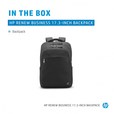HP Renew Business - Notebook carrying backpack - 17.3" - for HP 470 G8; Pro c640 G2; ProBook x360; ZBook Power G8, Studio G8; ZBook Fury 15 G8 - 7