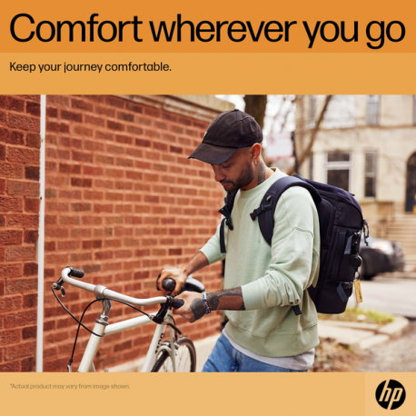 HP Travel - Notebook carrying backpack - up to 15.6" - forged iron - for Victus by HP Laptop 15; Laptop 15, 15s; Pavilion x360 Laptop - 9