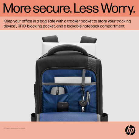HP Renew Executive - Notebook carrying backpack - 16.1" - black - for HP 250 G9 Notebook; Fortis 11 G9 Q Chromebook - 6