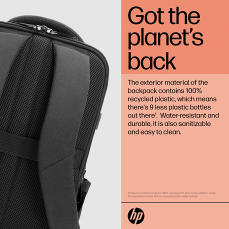 HP Renew Executive - Notebook carrying backpack - 16.1" - black - for HP 250 G9 Notebook; Fortis 11 G9 Q Chromebook - 8
