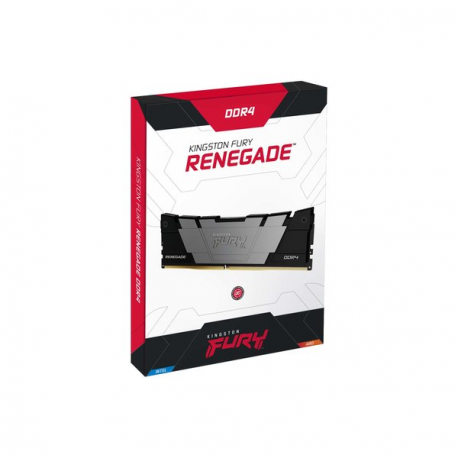 Kingston FURY Renegade - DDR4 - kit - 128 GB: 4 x 32 GB - DIMM 288-pin - 3600 MHz  /  PC4-28800 - CL18 - 1.2 V - unbuffered - non-ECC - black - 5