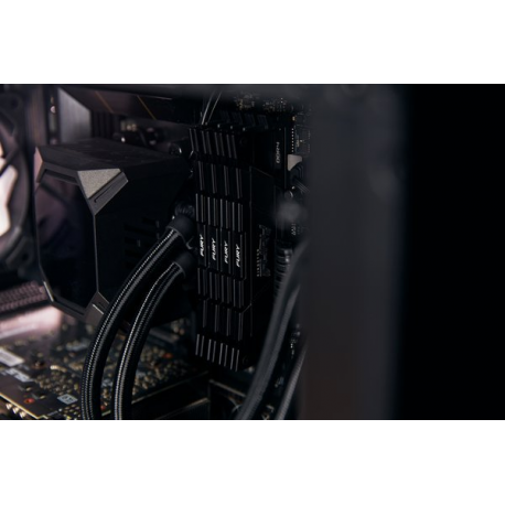 Kingston FURY Renegade - DDR4 - kit - 128 GB: 4 x 32 GB - DIMM 288-pin - 3600 MHz  /  PC4-28800 - CL18 - 1.2 V - unbuffered - non-ECC - black - 10