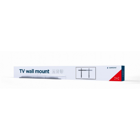 Gembird WM-70F-02 - Mounting kit (wall mount) - for LCD TV - fixed - steel - screen size: 37"-70" - 6