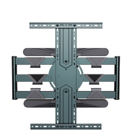 Gembird WM-80STR-01 - Mounting kit (wall mount) - full-motion - for LCD TV - rotating - steel - screen size: 40"-80" - 1
