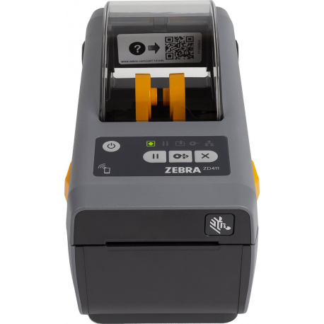 Zebra ZD411 - Label printer - direct thermal - Roll (5.7 cm) - 203 dpi - up to 152 mm / sec - USB 2.0, USB host, Wi-Fi(ac), Bluetooth 4.1 - 1