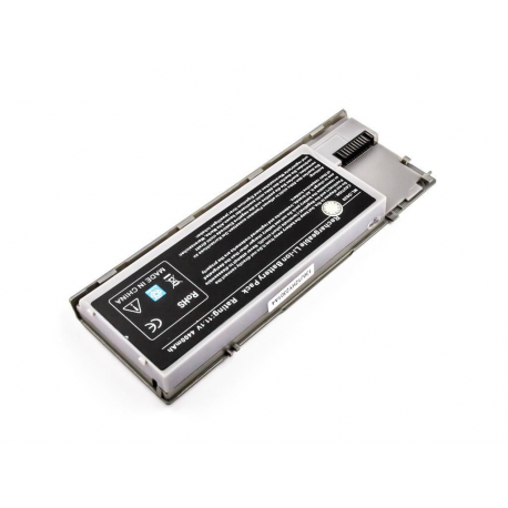 CoreParts - Laptop battery (equivalent to: Dell 312-0383, Dell 312-0384, Dell JD634, Dell JD648, Dell 451-10298, Dell RC126, Dell 451-10299) - Lithium Ion - 6-cell - 4800 mAh - metallic grey - for Dell Latitude D620, D620 BURNER, D620 Essential Plus - 0