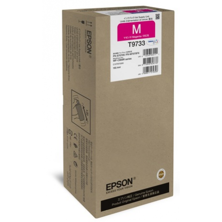 Epson T9733 - 192.4 ml - XL size - magenta - original - ink pack - 1