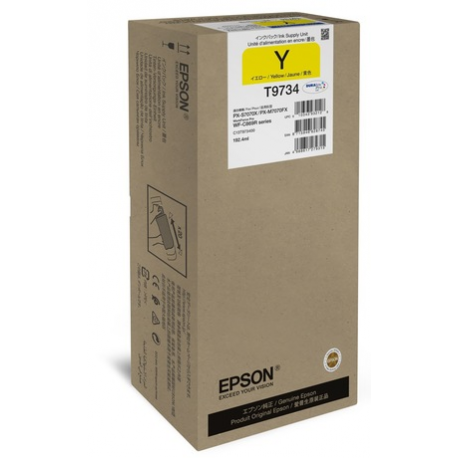 Epson T9734 - 192.4 ml - XL size - yellow - original - ink pack - 1