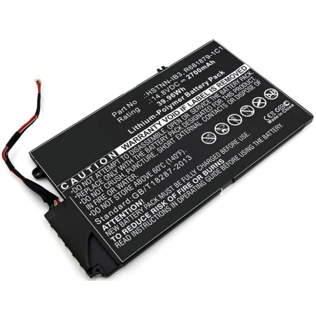 CoreParts - Laptop battery (equivalent to: HP EL04XL, HP TPN-C102, HP HSTNN-IB3R, HP 681879-1C1, HP 681949-001, HP HSTNN-UB3R, HP 681879-171, HP 681879-541) - lithium polymer - 4-cell - 2.8 Ah - 42 Wh - black - for HP ENVY Laptop 4-1000ea, 4-1000sa, 4-1000sg, 4-1001tu - 0