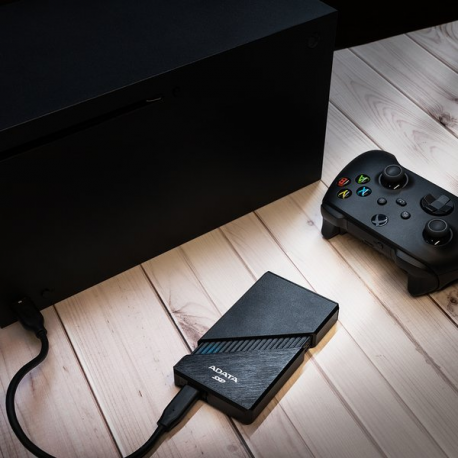 ADATA SE920 - SSD - 2 TB - external (portable) - USB4 (USB-C connector) - black - 6