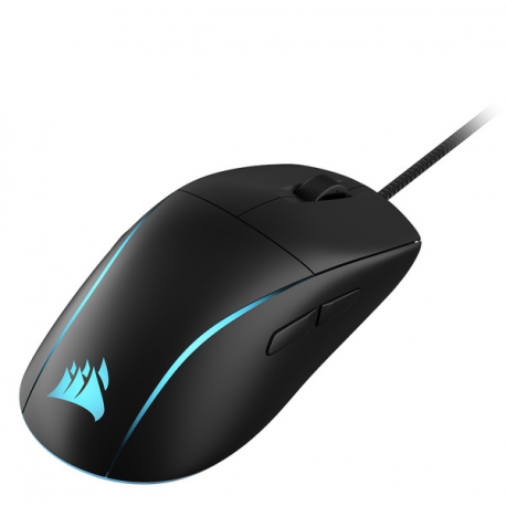 CORSAIR M75 - Mouse - lightweight,RGB - right and left-handed - optical - 8 buttons - wired - USB - 2
