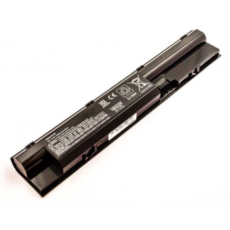 CoreParts - Laptop battery (equivalent to: HP H6L26AA, HP H6L27AA, HP HSTNN-IB4J, HP HSTNN-YB4J, HP HSTNN-DB4J, HP 708467-001, HP FP06) - Lithium Ion - 6-cell - 4400 mAh - black - for HP ProBook 440 G0 Notebook, 450 G0 Notebook, 455 G1 Notebook, 470 G0 Notebook - 0