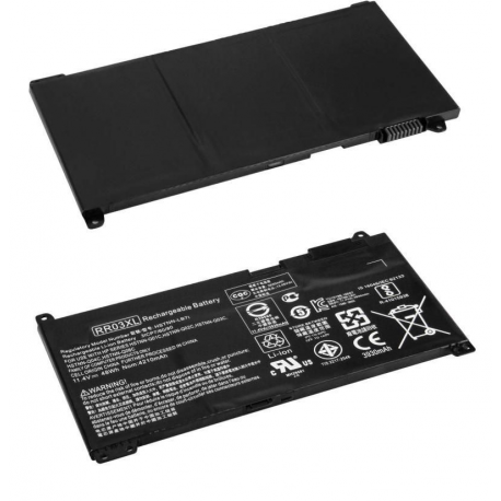 CoreParts - Laptop battery (equivalent to: HP RR03XL, HP 851477-421, HP 851477-541, HP 851477-831, HP 851477-832, HP 851610-850, HP 851610-855, HP RR03048XL, HP HSTNN-PB6W, HP HSTNN-LB7I, HP HSTNN-UB7C, HP HSTNN-Q01C, HP HSTNN-Q02C, HP HSTNN-Q03C, HP HSTNN-Q04C, HP HSTNN-Q06C) - Lithium Ion - 4-cell - 4200 mAh - 48 Wh - for HP Mobile Thin Client mt20, mt21; ProBook 430 G4, 440 G4, 450 G4 - 0