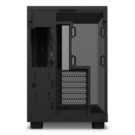 NZXT H series H6 Flow RGB - Mid tower - ATX - windowed side panel (tempered glass) - no power supply - matte black - USB/Audio - 15