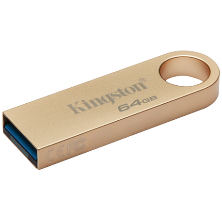 Kingston DataTraveler SE9 G3 - USB flash drive - 64 GB - USB 3.2 Gen 1 - gold - 1