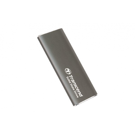 Transcend ESD265C - SSD - 2 TB - external (portable) (USB-C connector) - 256-bit AES - iron grey - 1