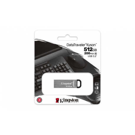 Kingston DataTraveler Kyson - USB flash drive - 512 GB - USB 3.2 Gen 1 - 2