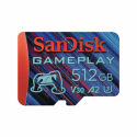 SanDisk GamePlay - Flash memory card - 512 GB - A2 / Video Class V30 / UHS-I U3 - microSDXC UHS-I