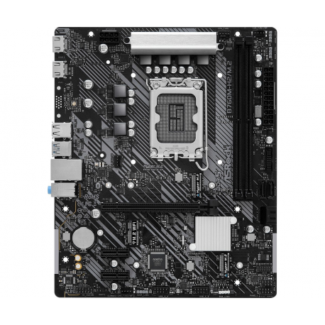 ASRock B760M-H2 / M.2 - Motherboard - micro ATX - LGA1700 Socket - B760 Chipset - USB 3.2 Gen 1 - 2.5 Gigabit LAN - onboard graphics (CPU required) - HD Audio (8-channel) - 2