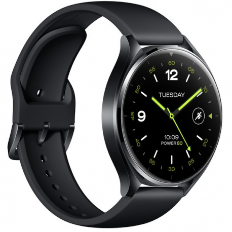 Xiaomi Watch 2 - Smart watch with strap - wrist size: 140-210 mm - display 1.43" - 32 GB - Wi-Fi, Bluetooth - 36.8 g - black - 1